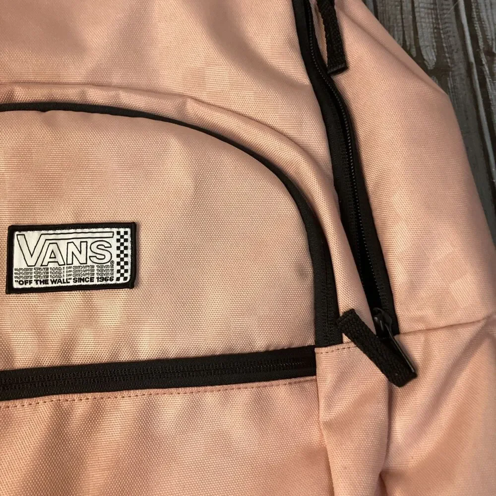Vans Off The Wall Light Pink Backpack 17”x12” - Picture 5 of 14